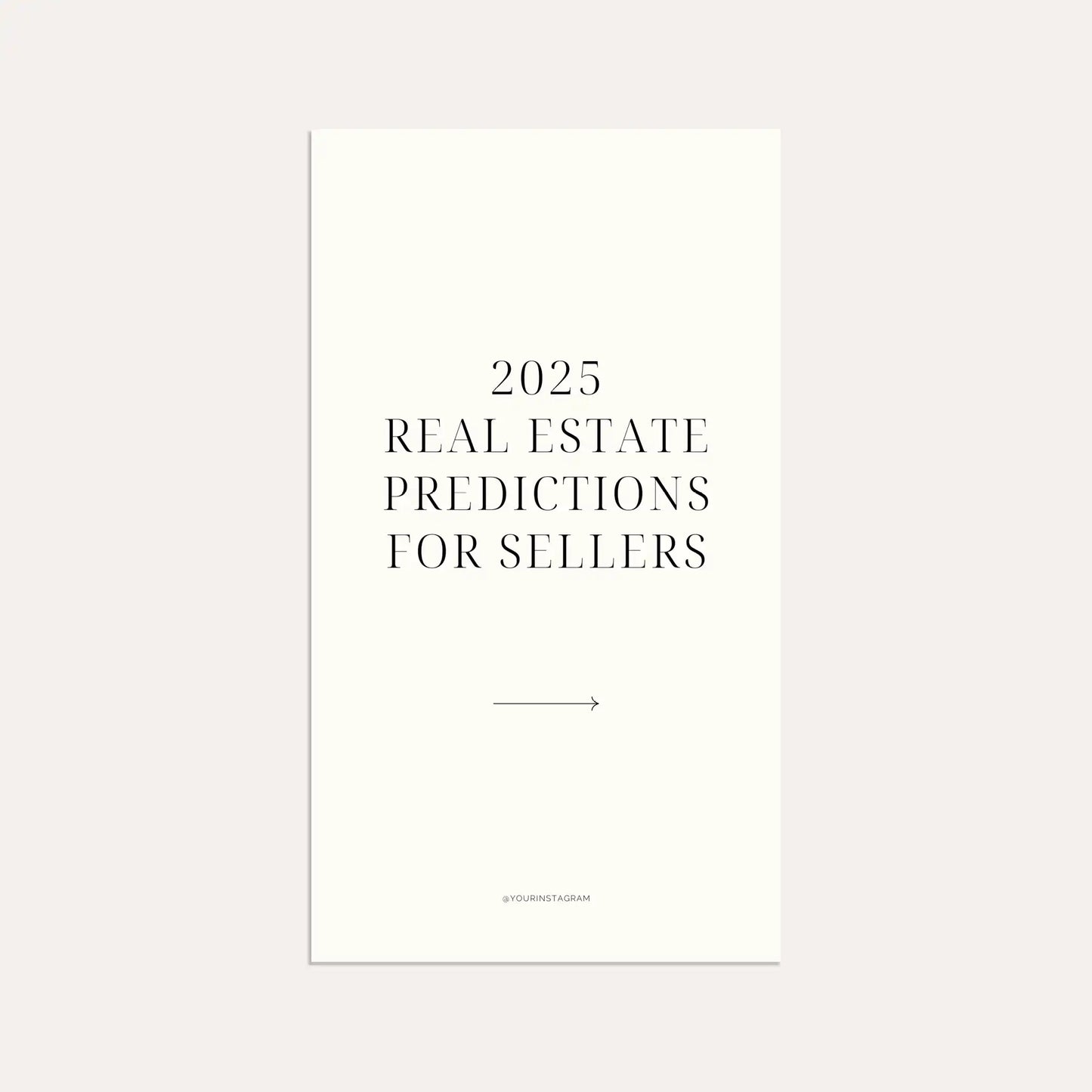 2025 RE Predictions for Sellers (Linen)