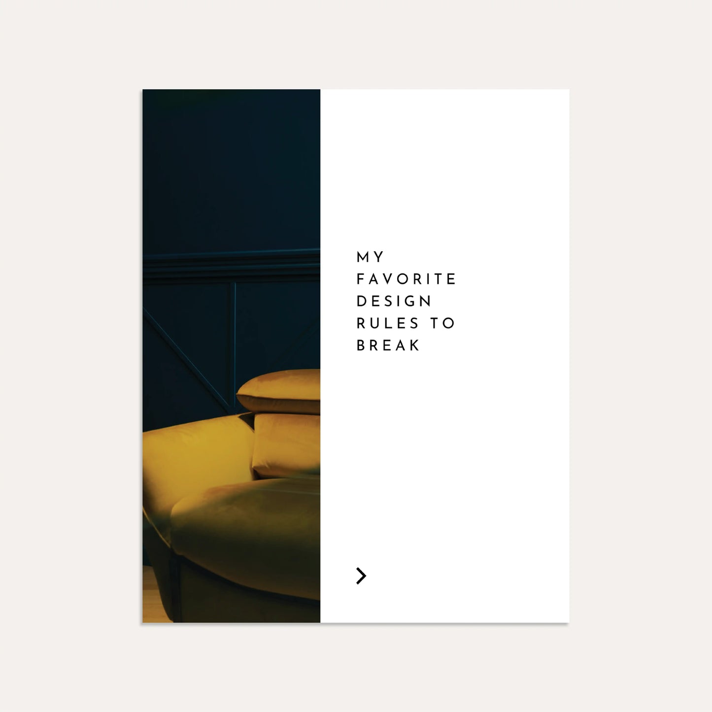 Design Rules to Break- Graphite