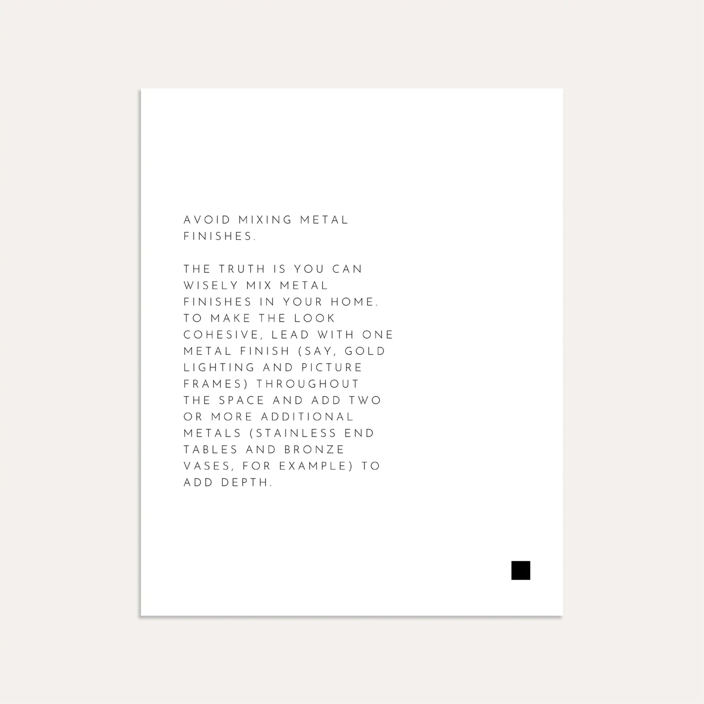 Design Rules to Break- Graphite