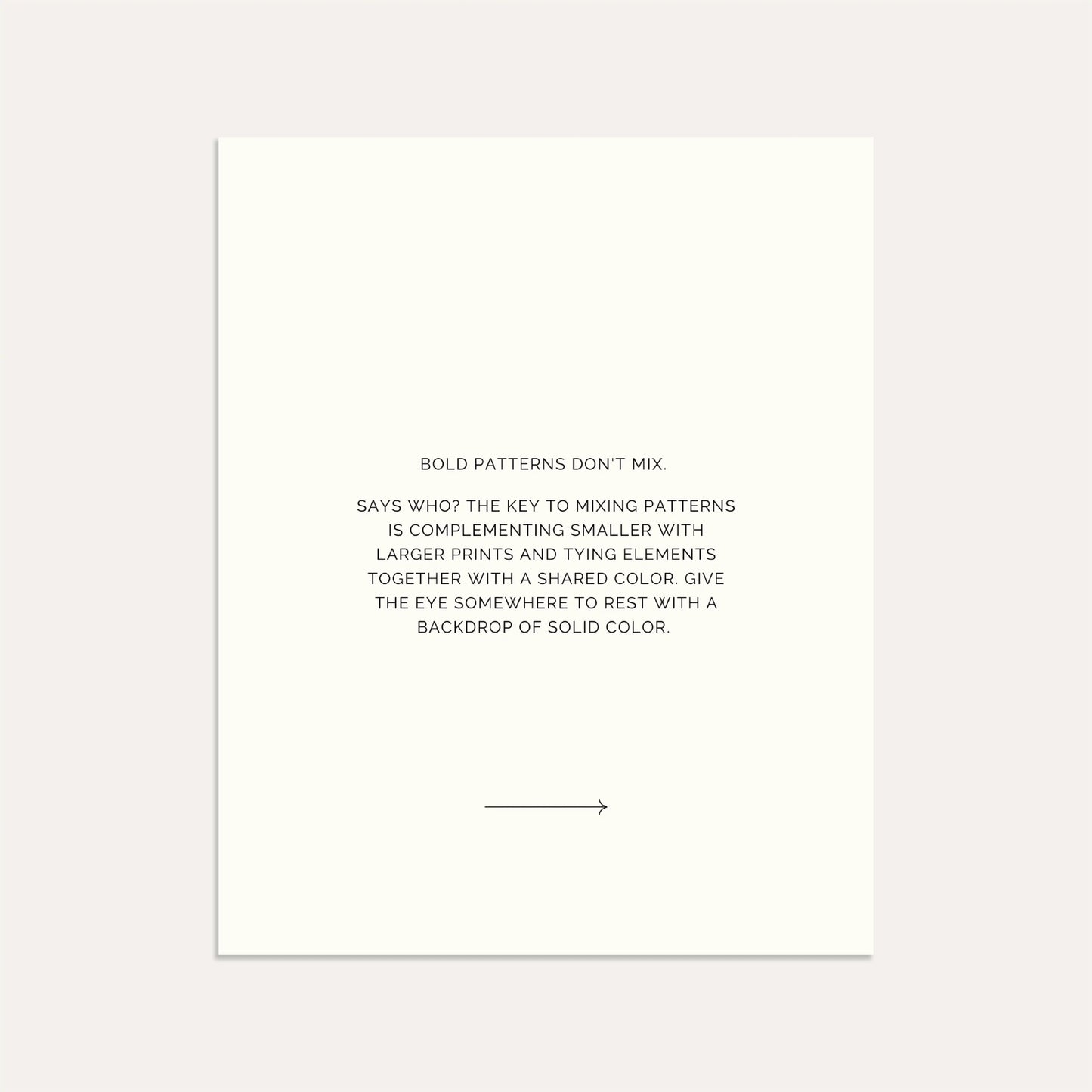 Design Rules to Break- Linen
