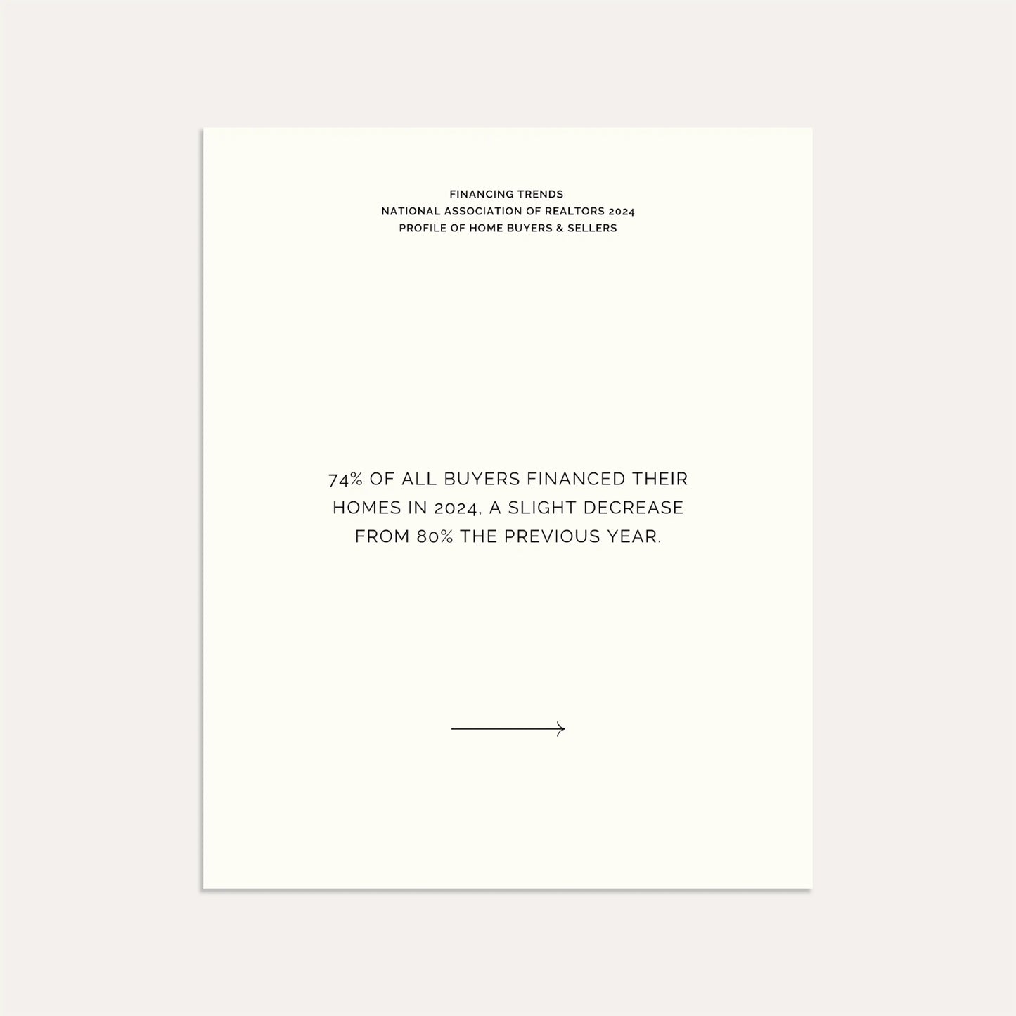 NAR Financing Trends (Linen)