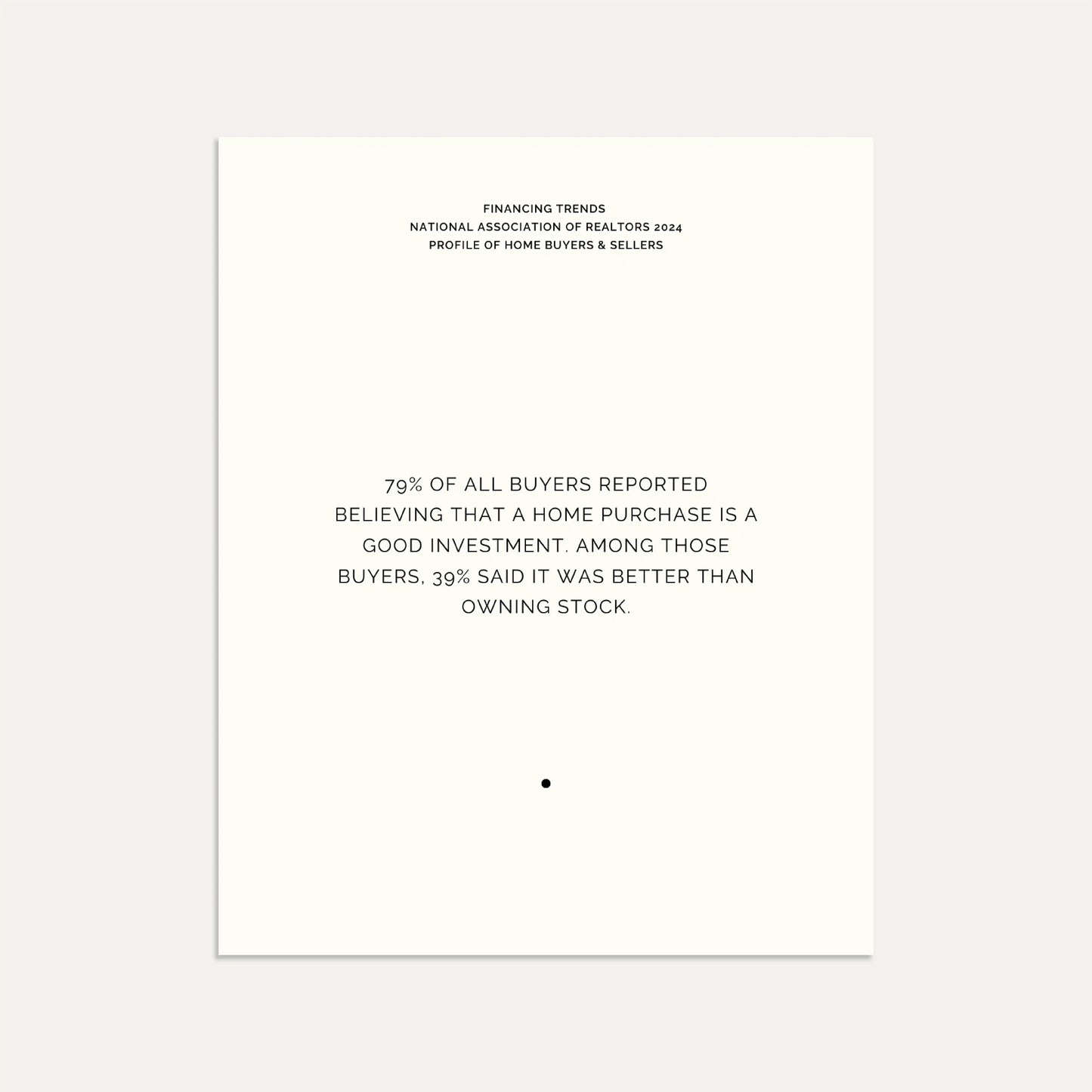 NAR Financing Trends (Linen)
