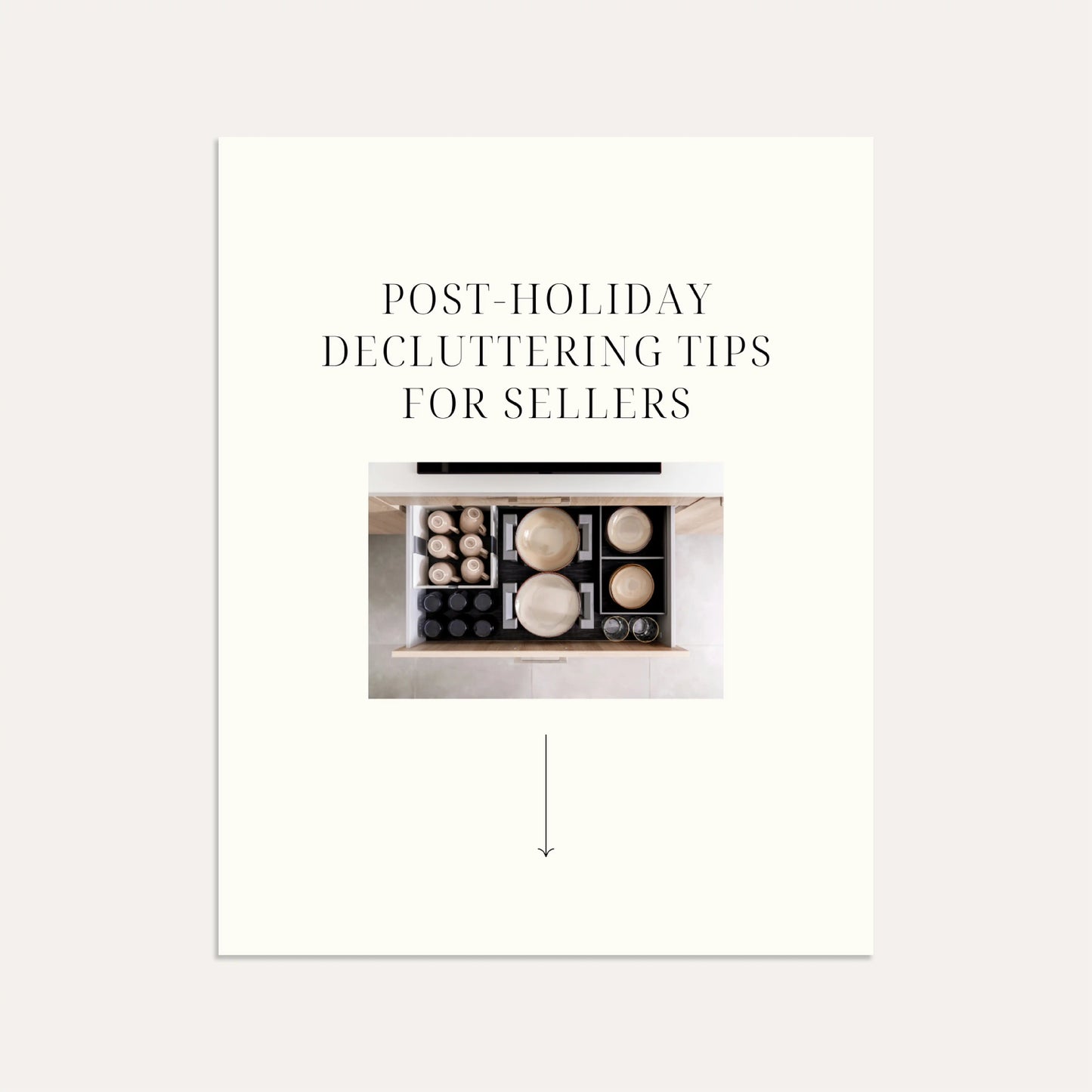Post-Holiday Decluttering Tips for Sellers (Linen)