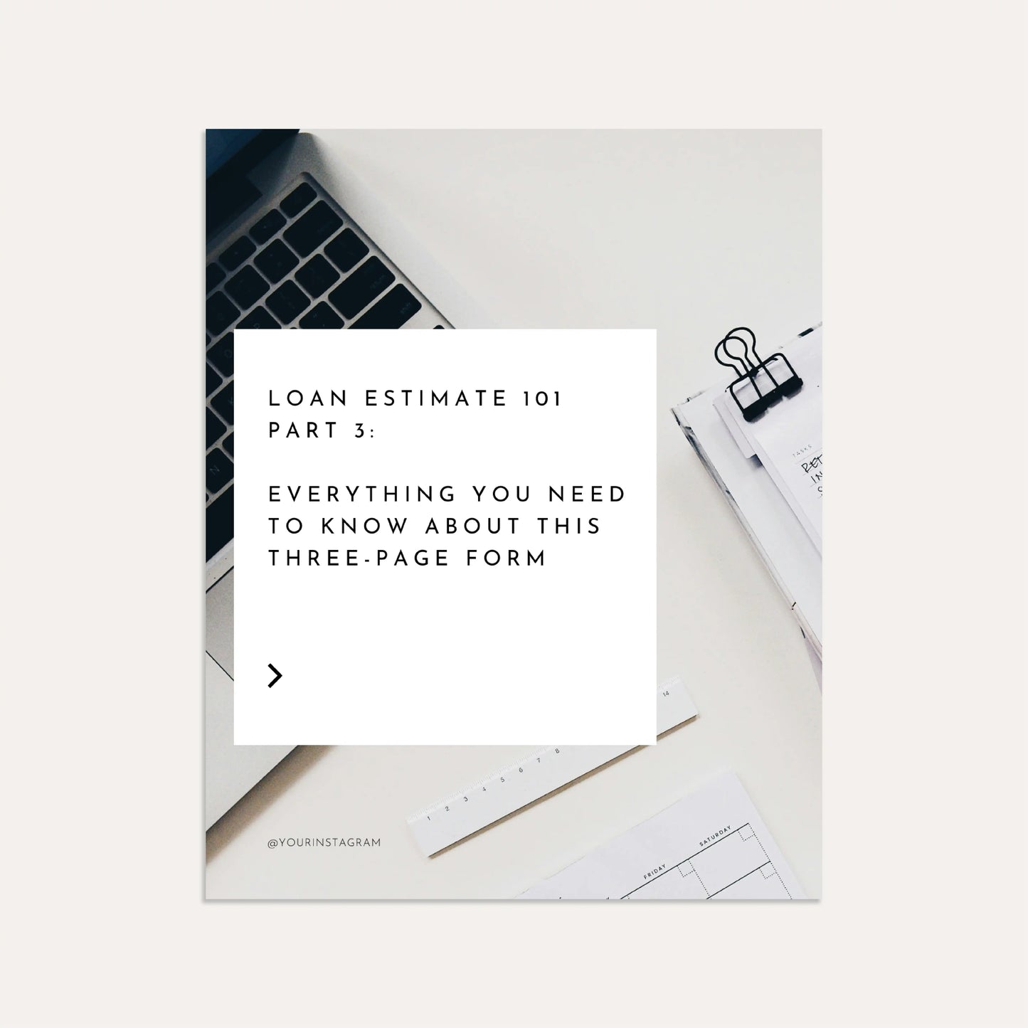 Loan Estimate 101 Part 3- Graphite