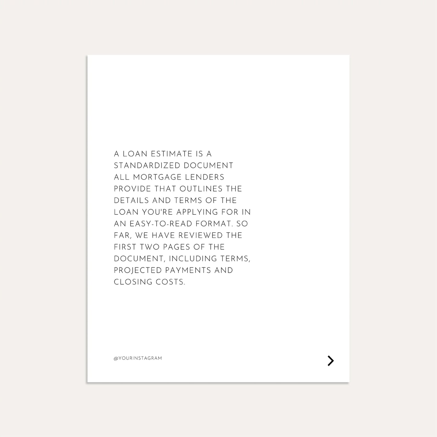 Loan Estimate 101 Part 3- Graphite
