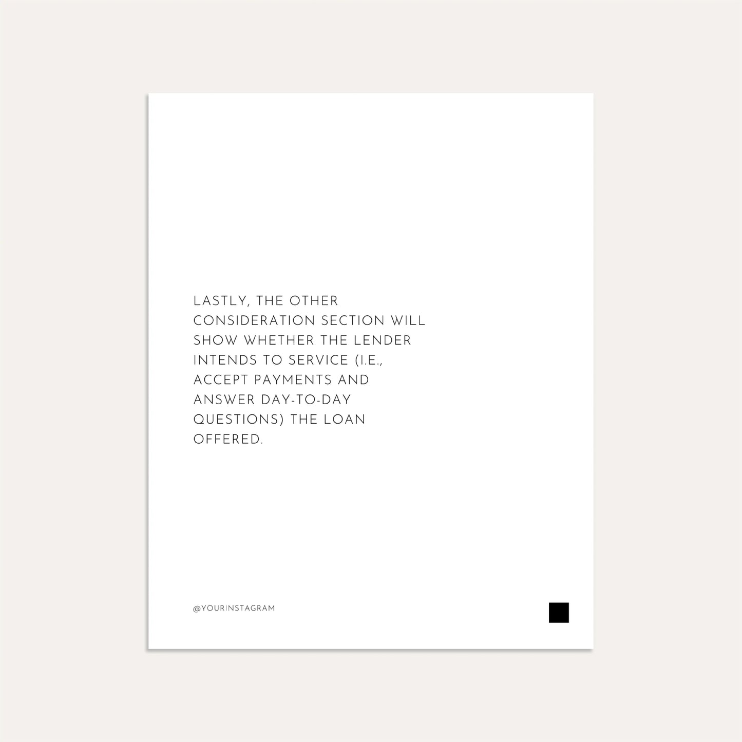 Loan Estimate 101 Part 3- Graphite