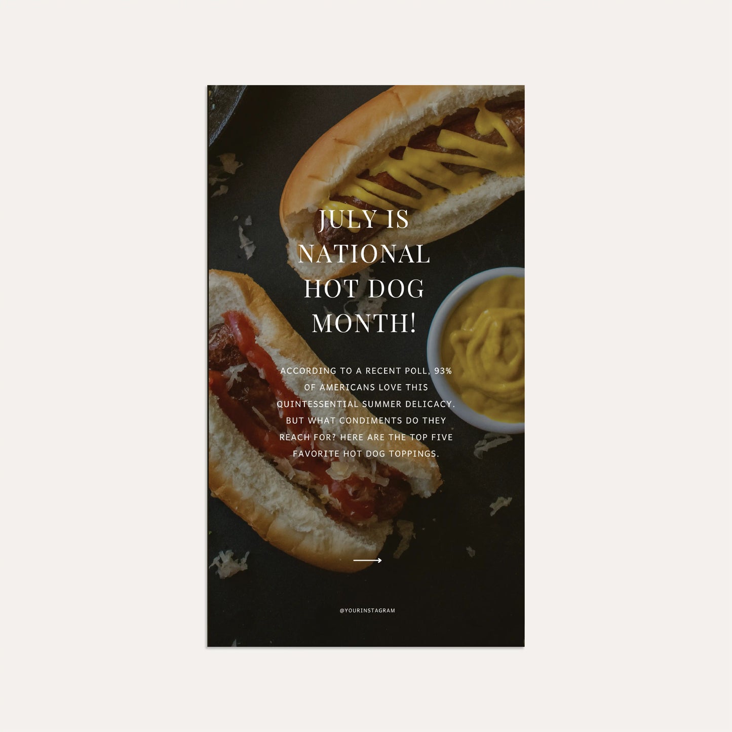 National Hot Dog Month- Sage