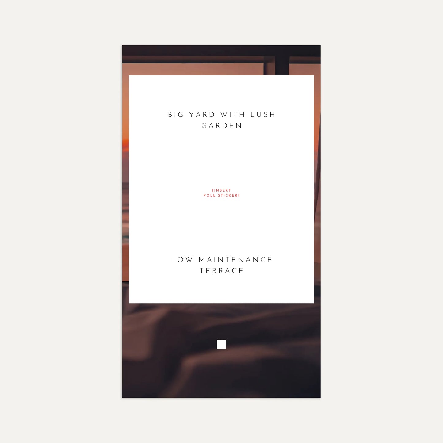 This or That: Dream Home Edition