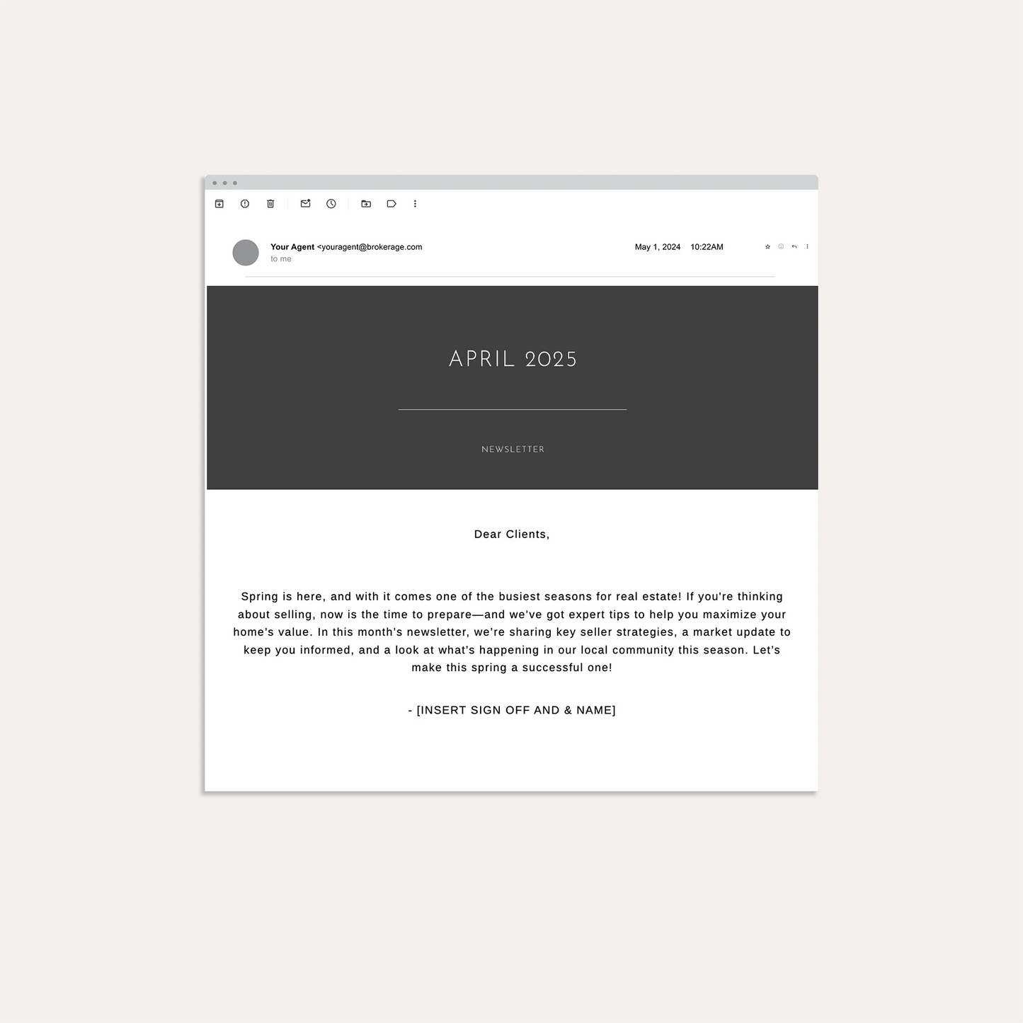 April 2025 Newsletter (Graphite)