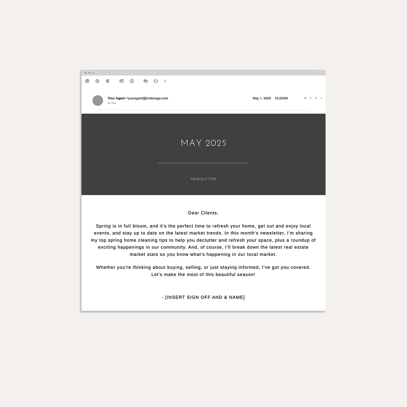 May 2025 Newsletter (Graphite)