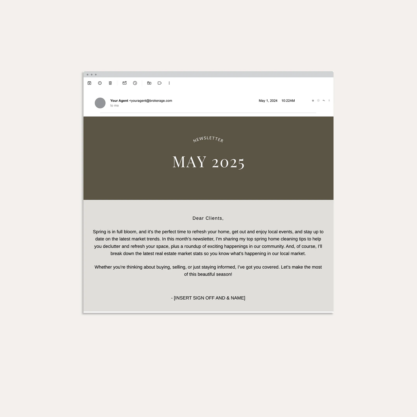 May 2025 Newsletter (Sage)