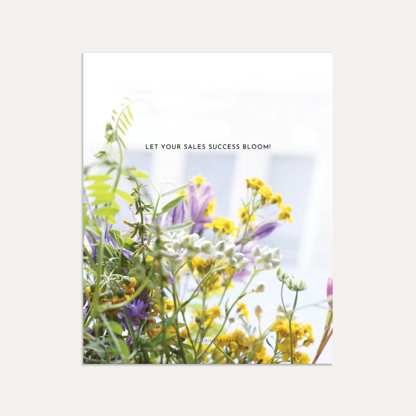 Let Your Sales Success Bloom! (Graphite)