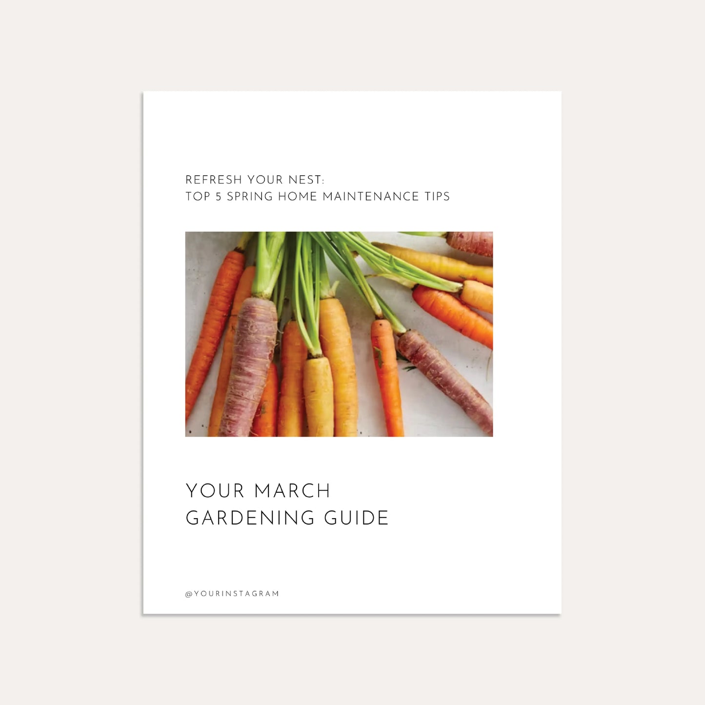 From Seed to Table: Your March Gardening Guide (Graphite)