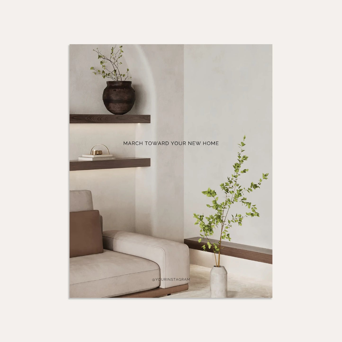 March Toward Your New Home (Linen)