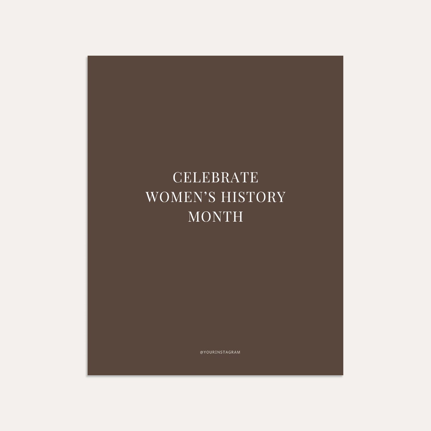 Celebrate Women's History Month (Sage)