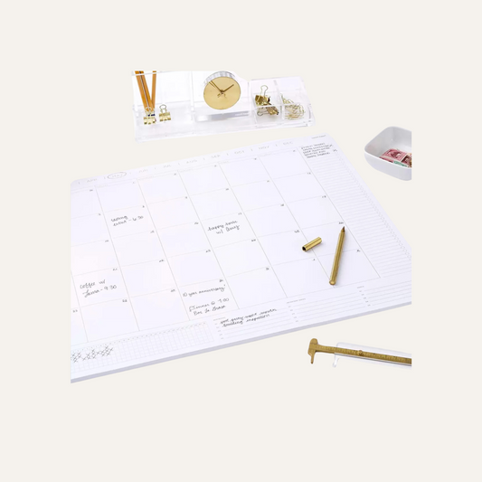 Monthly Desktop Calendar Pad