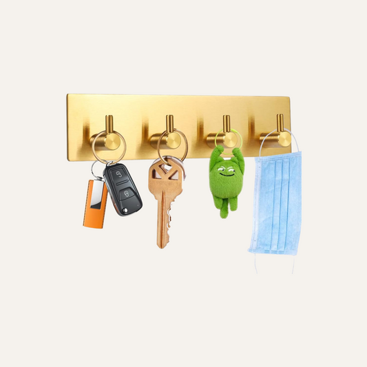 Gold Wall Mount Key Hooks