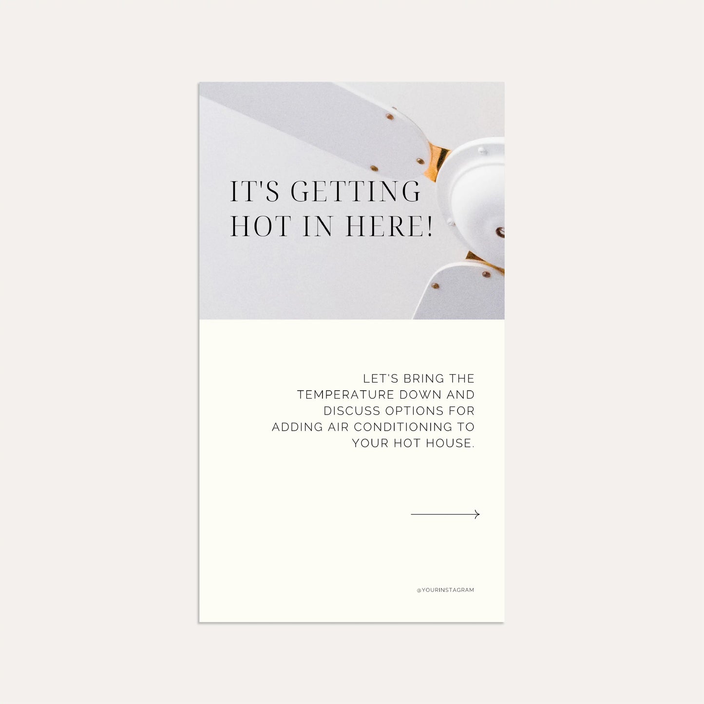 Air Conditioning Options- Linen
