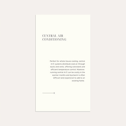 Air Conditioning Options- Linen