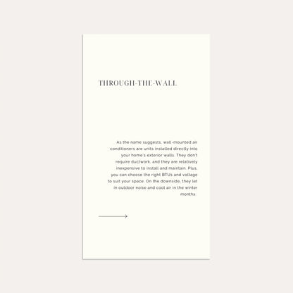 Air Conditioning Options- Linen