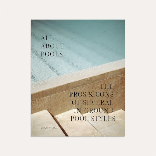 All About Pools- Linen