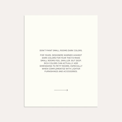 Design Rules to Break- Linen