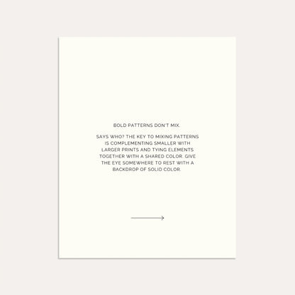 Design Rules to Break- Linen