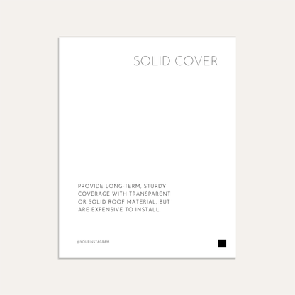 Cover Up for Summer: The Pros & Cons of the Most Popular Patio Covers (Graphite)