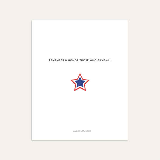 Remember & Honor Those Who Gave All (Graphite)