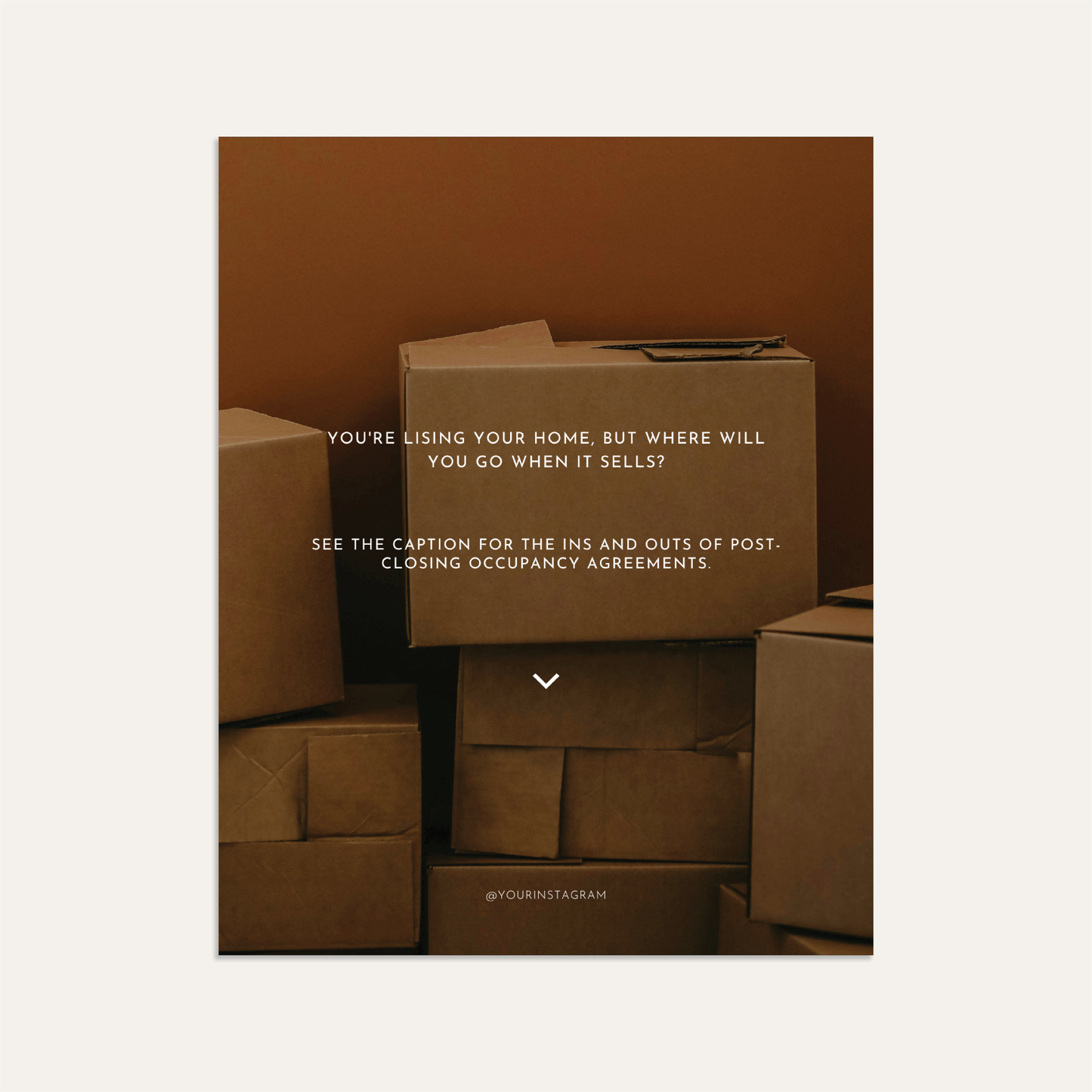 You're lising your home, but where will you go when it sells? (Graphite)