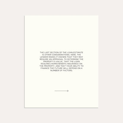 Loan Estimate 101 Part 3- Linen