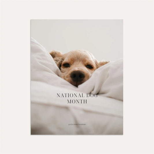 National Dog Month- Linen