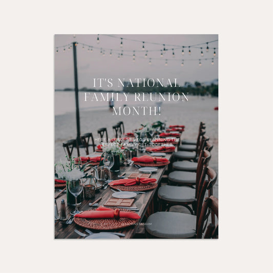 National Family Reunion Month- Linen