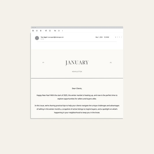 January 2025 Newsletter (Linen)