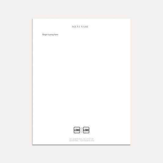 Letterhead - Linen