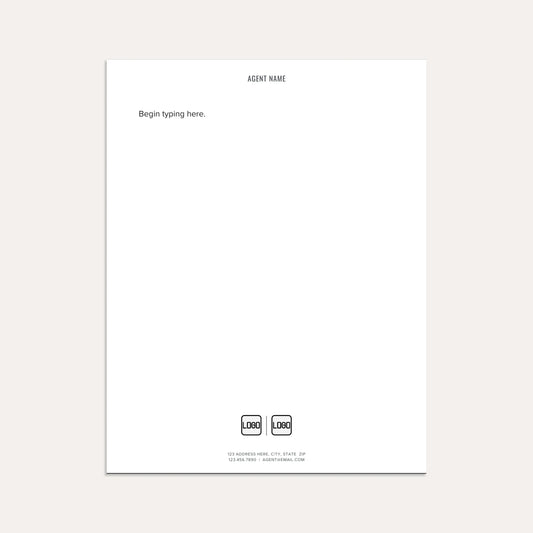 Letterhead - Azure