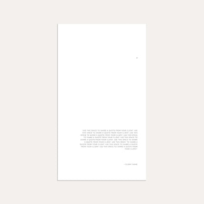 IG Story - Testimonial - Graphite