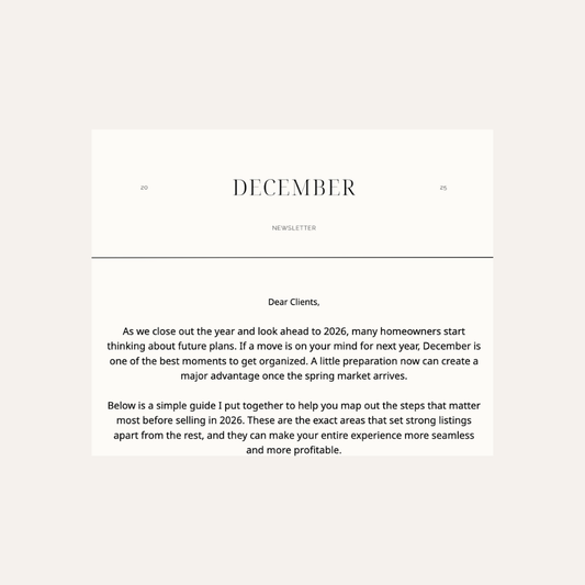 December 2025 Newsletter