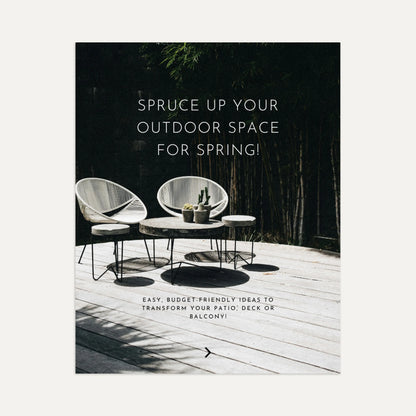 Spruce Up Your Patio