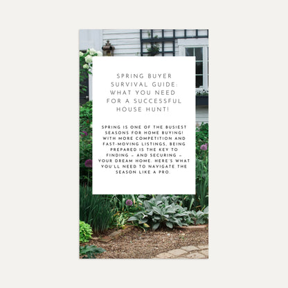 Spring Buyer Survival Guide