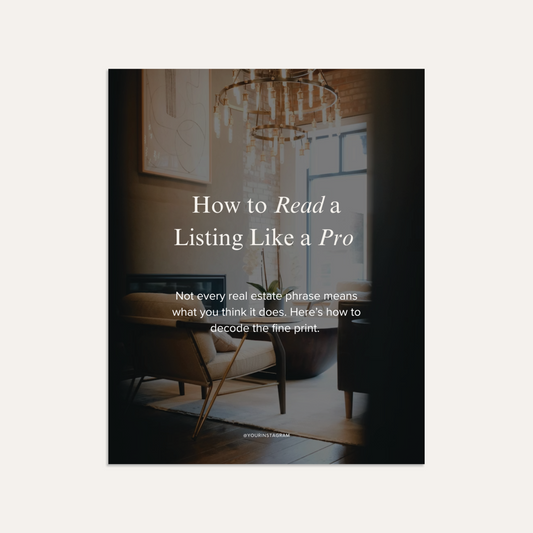How to Read a Listing Like a Pro