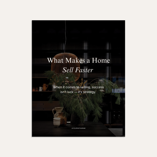 What Makes a Home Sell Faster