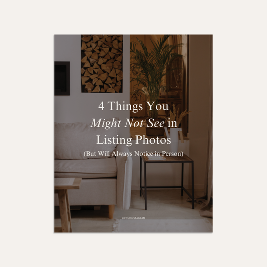 4 things you’ll never see in the listing photos