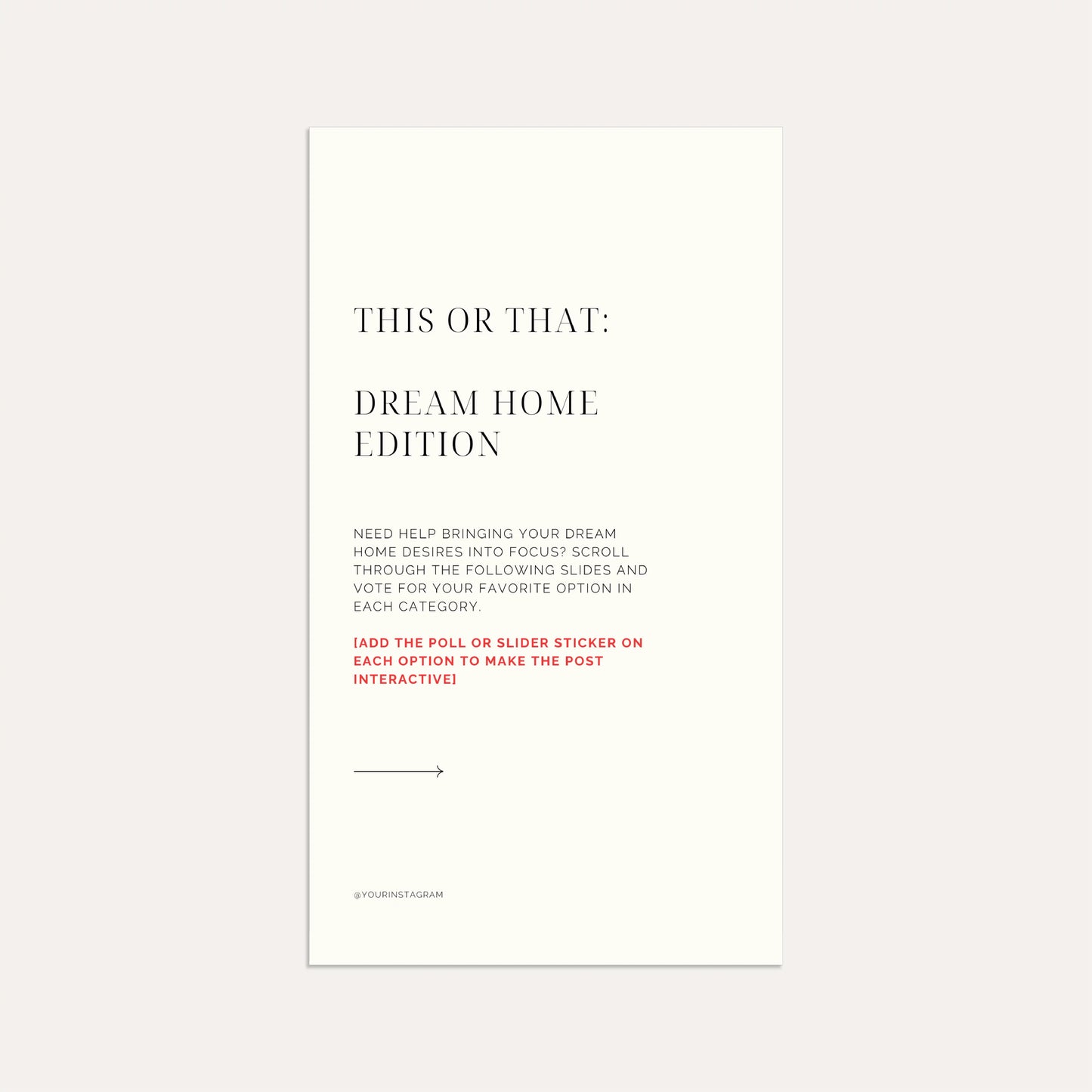 This or That: Dream Home Edition