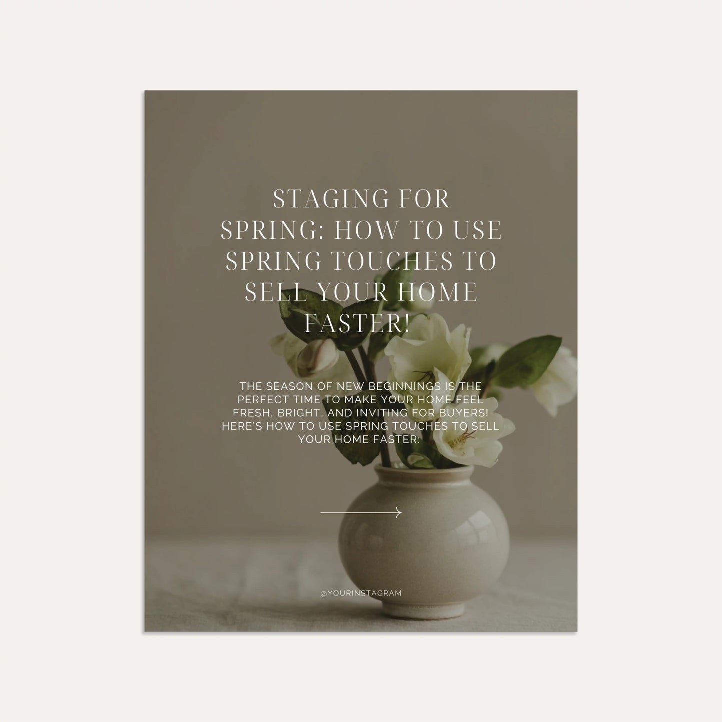 Staging for Spring