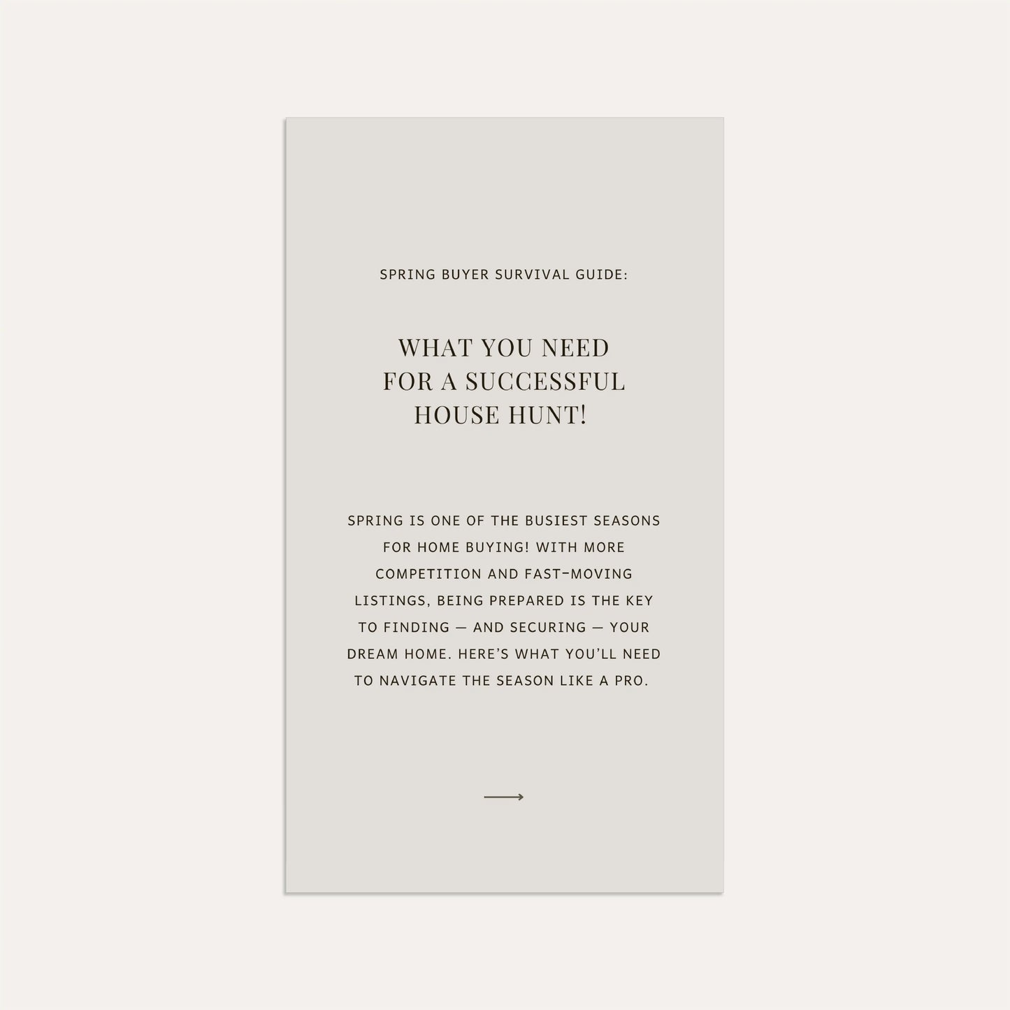 Spring Buyer Survival Guide