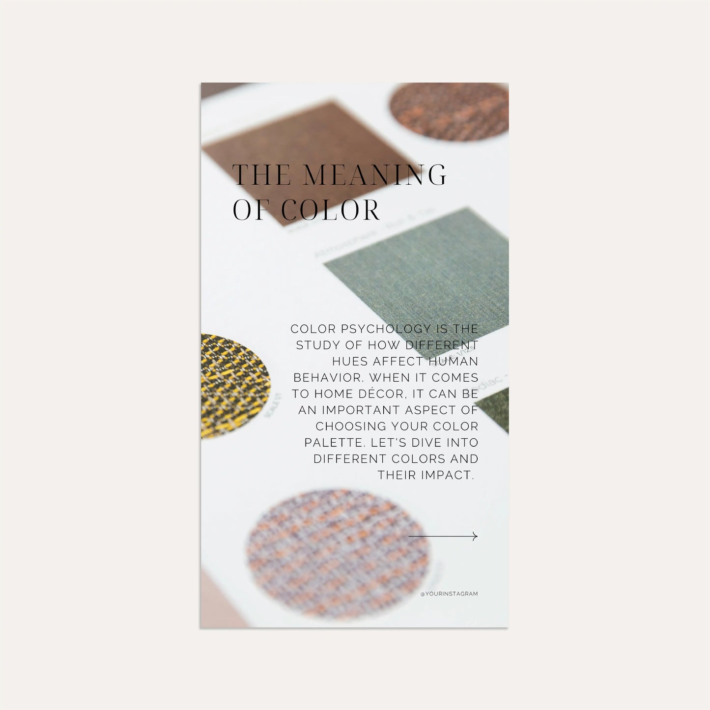 The Meaning of Color- Linen