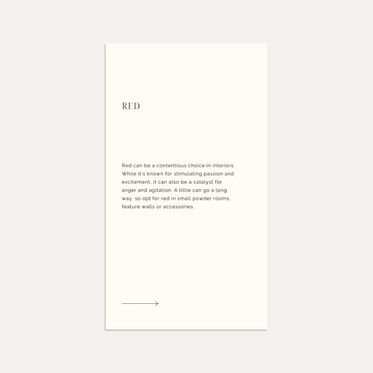The Meaning of Color- Linen
