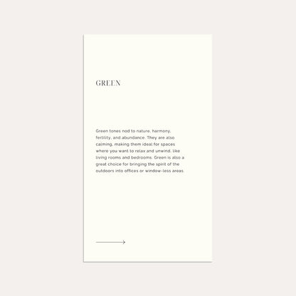 The Meaning of Color- Linen