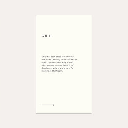 The Meaning of Color- Linen
